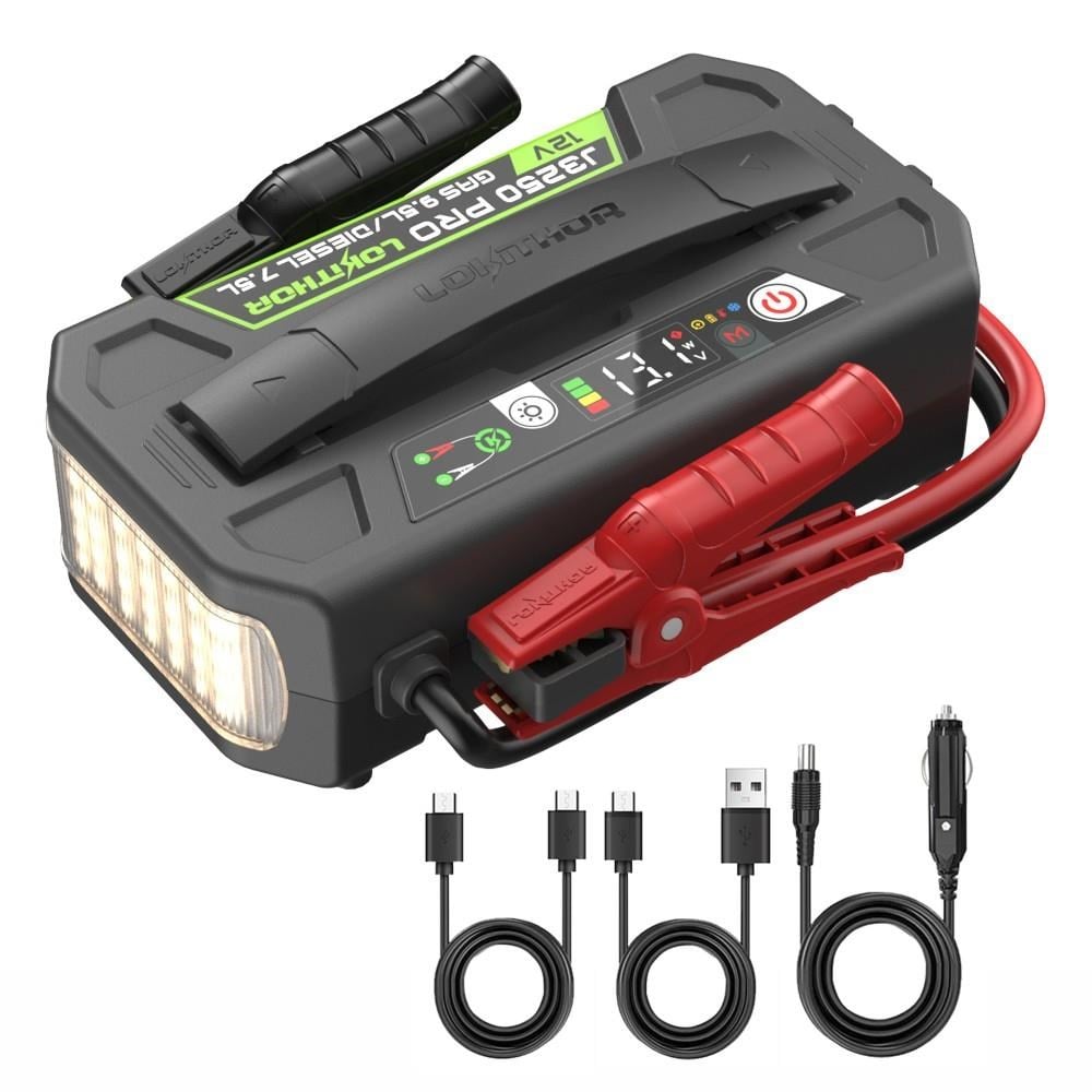 LokithorLokithor J3250PRO 12V 3250Amp LiFePO4 Akıllı Akü Takviye + Powerbank + Led LambaJ3250PRO