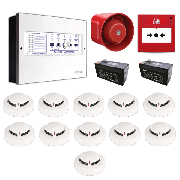 MavigardMavigard Maxlogic 11’li Konvansiyonel Yangın Alarm SetiML-222211