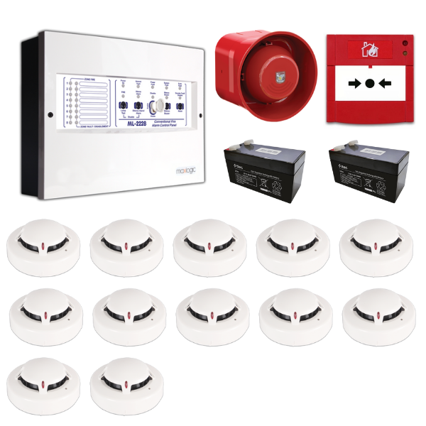 MavigardMavigard Maxlogic 12’li Konvansiyonel Yangın Alarm SetiML-222212