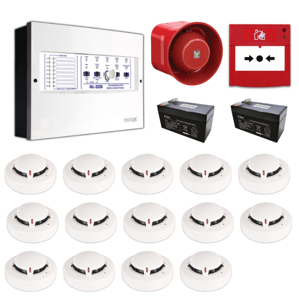 MavigardMavigard Maxlogic 14’lü Konvansiyonel Yangın Alarm SetiML-222214
