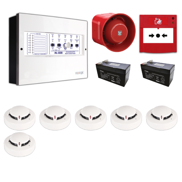 MavigardMavigard Maxlogic 6’lı Konvansiyonel Yangın Alarm SetiML-22226