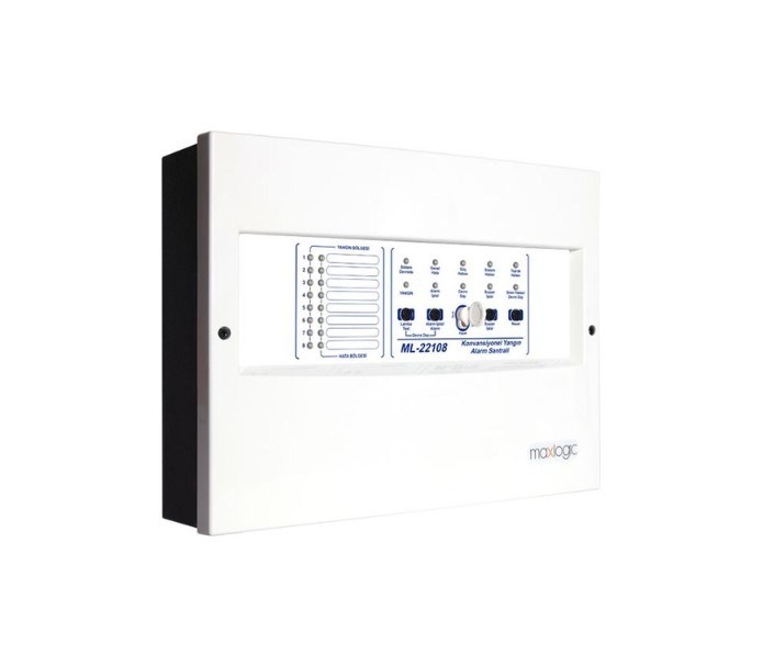 MavigardMavigard ML-22108 Konvansiyonel Yangın Alarm Santrali 8 BölgeML-22108