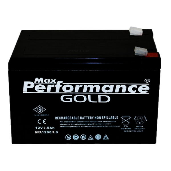 Max Performance GoldMax Performance Gold MPA 12V 9.0Ah Bakımsız Kuru UPS AküsüGold12-9.0