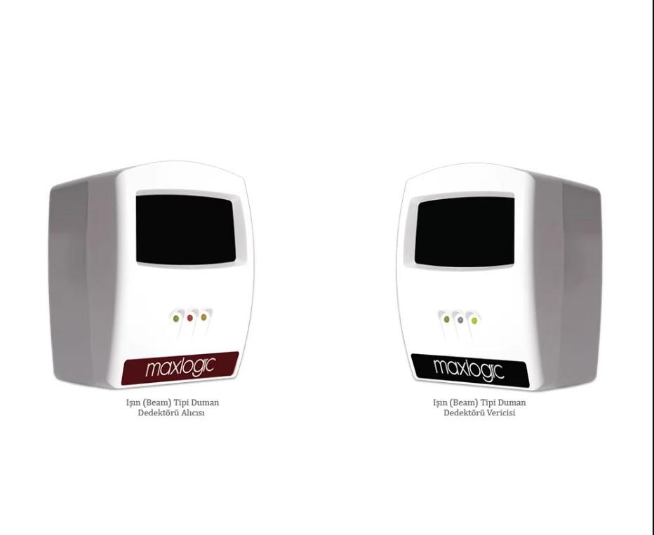 MaxlogicMaxlogic Akıllı ML-1170.SCI Adresli Işın (Beam) Tipi Duman Dedektörü, Alıcı Verici Dahil, Kısa Devre İzolatörlüML-1170.SCI