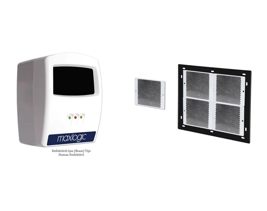 MaxlogicMaxlogic ML-0174 Işın (Beam) Tipi Duman Dedektörü Reflektörü, 4 lüML-0174