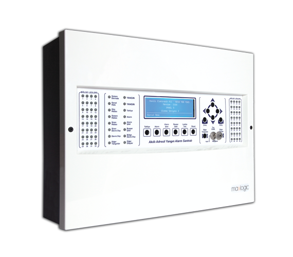 MaxlogicMaxlogic ML-1238 Akıllı Adresli Yangın Alarm Santrali, 8 Çevrim, 1016 AdresML-1238