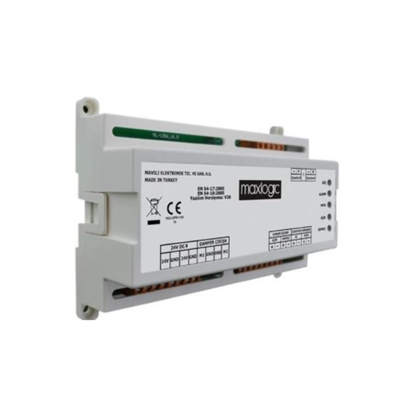 MaxlogicMaxlogic ML-1356.SCI/M Akıllı Adresli Duman Damper Modülü, 1 Çıkışlı, 24V DC, Kısa Devre İzolatörlü, Marin SertifikalıML-1356.SCI/M
