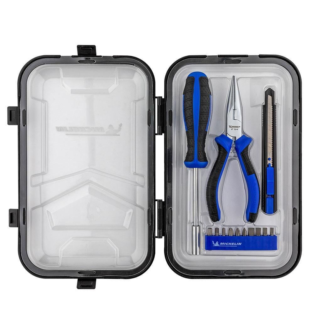 MichelinMichelin MC33320 13 Parça CR-V Kargaburnu + Maket Bıçağı Bits Tornavida SetiMC33320