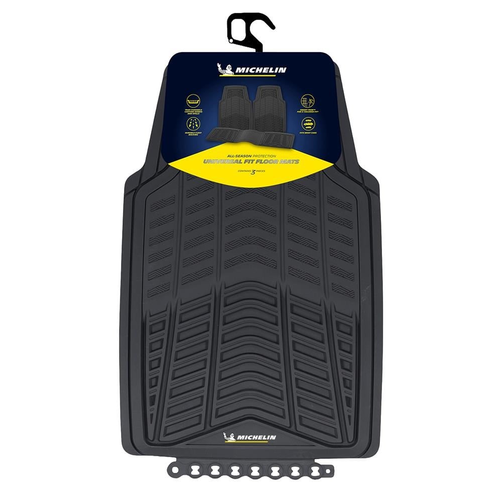 MichelinMichelin MC33863 Tüm Araçlara Uyumlu 3 Parça Üniversal 3D Havuzlu Oto PaspasMC33863