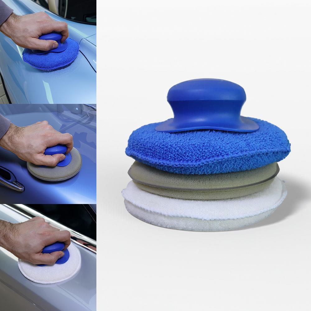 MichelinMichelin MC3510 3 Parça 130mm Velkro Cırtlı Mikrofiber Oto Yıkama, Parlatma ve Cila SüngeriMC3510