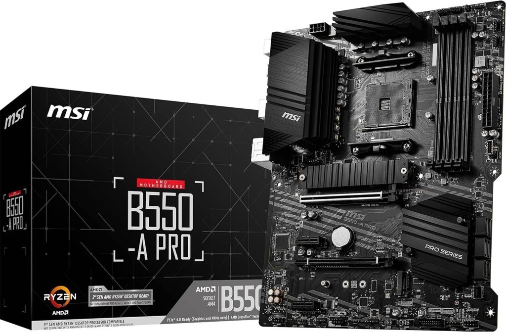 MSIMsı B550-A Pro AM4 DDR4 Bellek 4400(OC) HDMI DP M.2 USB3.2 ATX Anakart4719072733667
