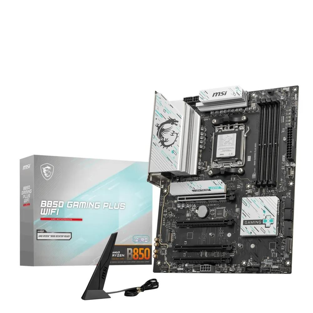 MSIMsı B850 GAMING PLUS WiFi DDR5 8200MHz (OC) DP 3xM.2 DP USB 10Gbs 5G LAN WiFi 7 ATX AM5 Anakart4711377285438