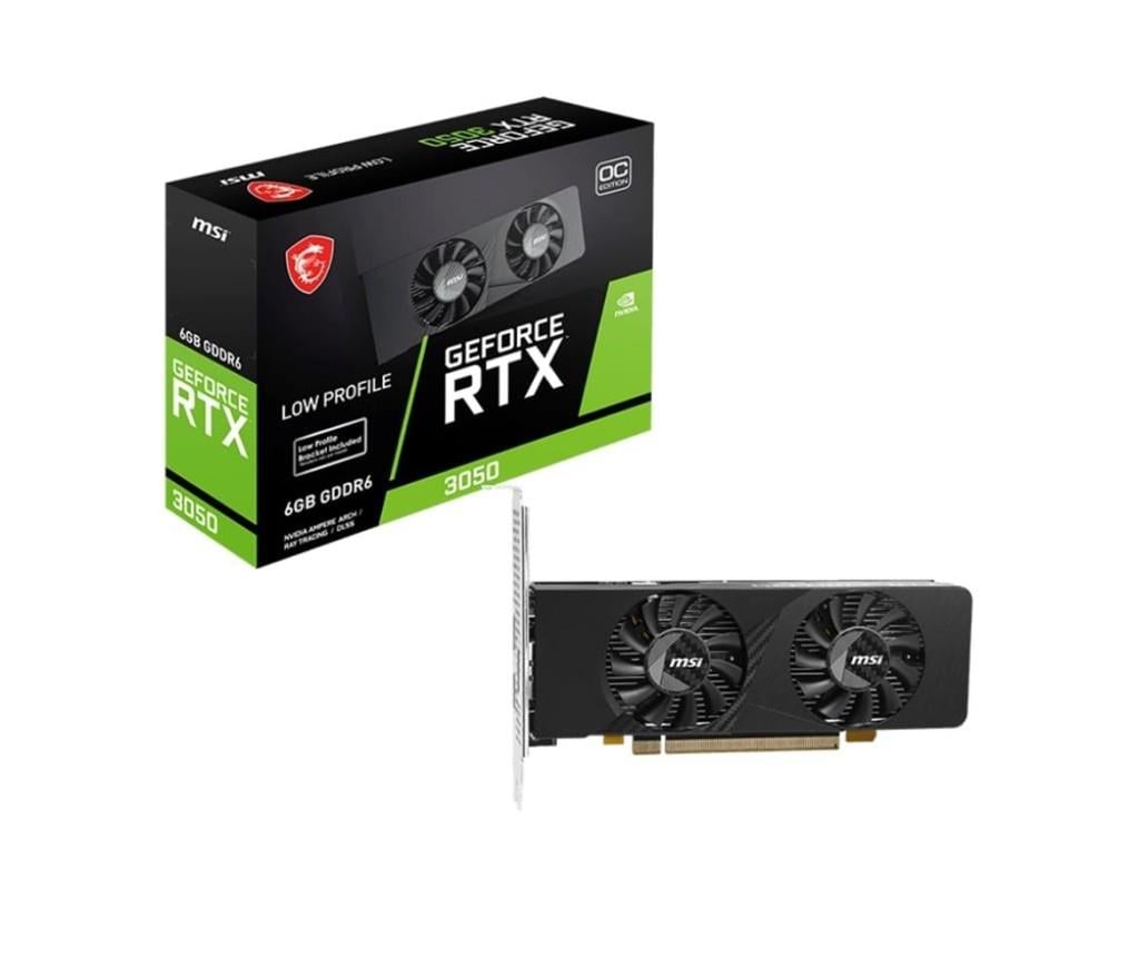 MSIMsi GeForce RTX3050 LP E 6G OC GDDR6 96Bit DX12 Gaming (Oyuncu) Ekran Kartı4711377265584