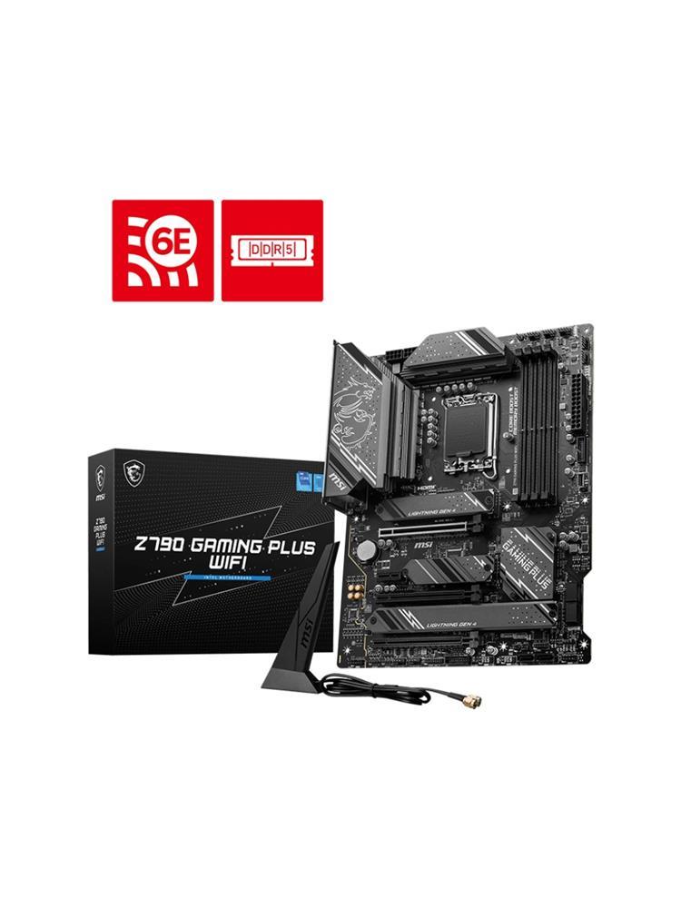 MSIMsi Z790 Gaming Plus Wifi 1700 DDR5 7200MHZ(OC) USB3.2 DP HDMI 1x2.5G LAN WI-FI 6E ATX Anakart4711377134712