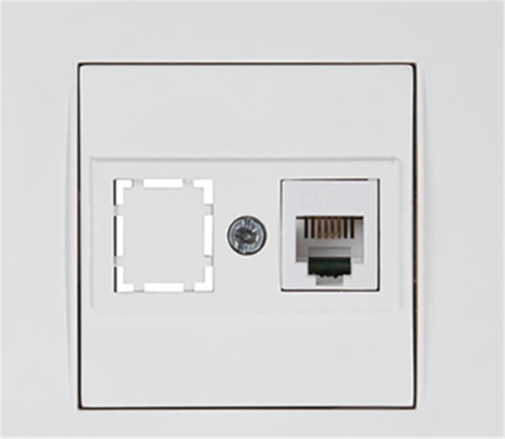 MUTLUSANMutlusan Rita Telefon Prizi 1XRJ12 Beyaz Bilisterli  (2220 125 0101B)8699430505548