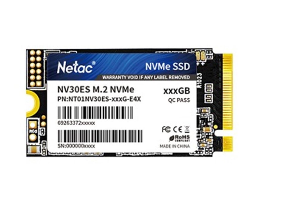 NETACNetac NV30ES 512GB SSD M.2 2242 NVMe NT01NV30ES-512-E4X Ssd6926337244846