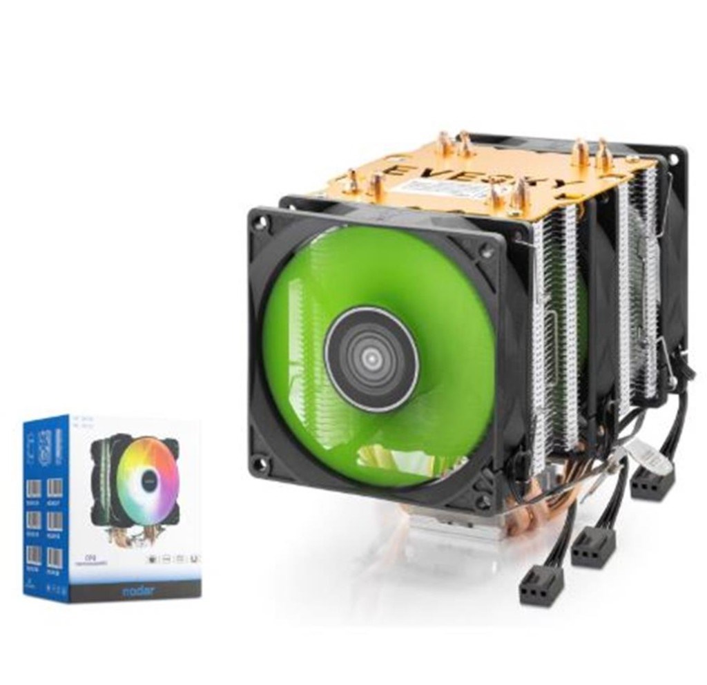 NODARNODAR ND2603 CPU Kule Tipi İşlemci Soğutucu Üç Fanlı 90 mm Siyah8684886026037
