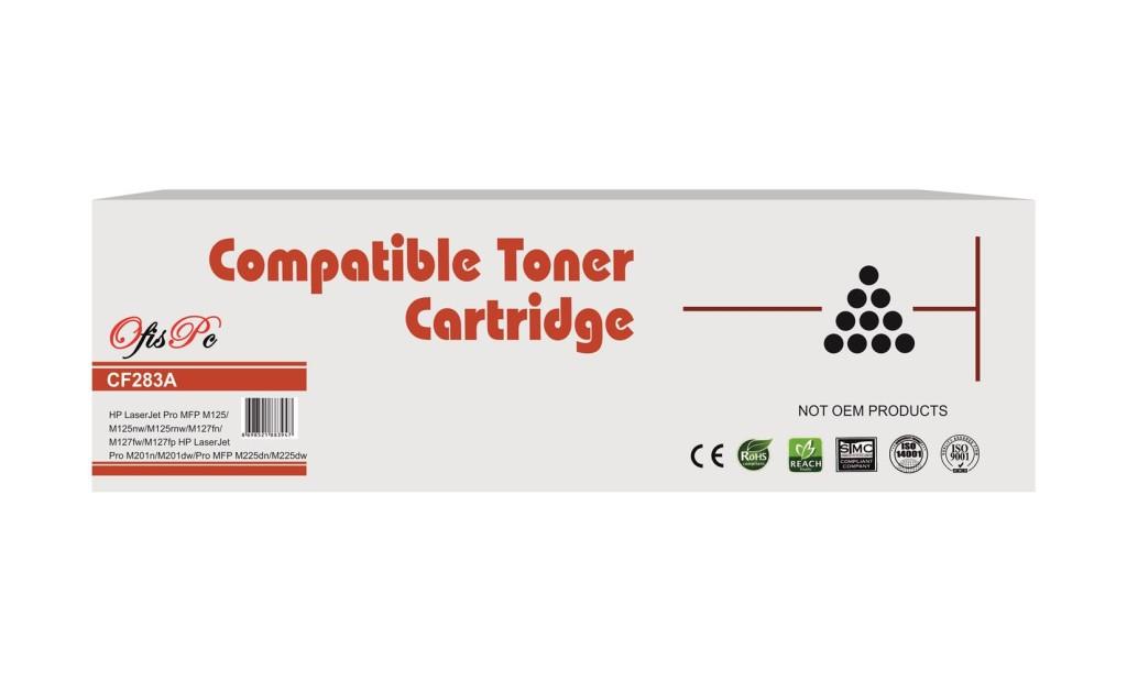 OFİSPCOfisPc Hp CF283A Muadil Toner 83A 1.500 Sayfa Çipli M125NW-M127FN--M127FW-M225-M201 1koli=20 adet8698521883947