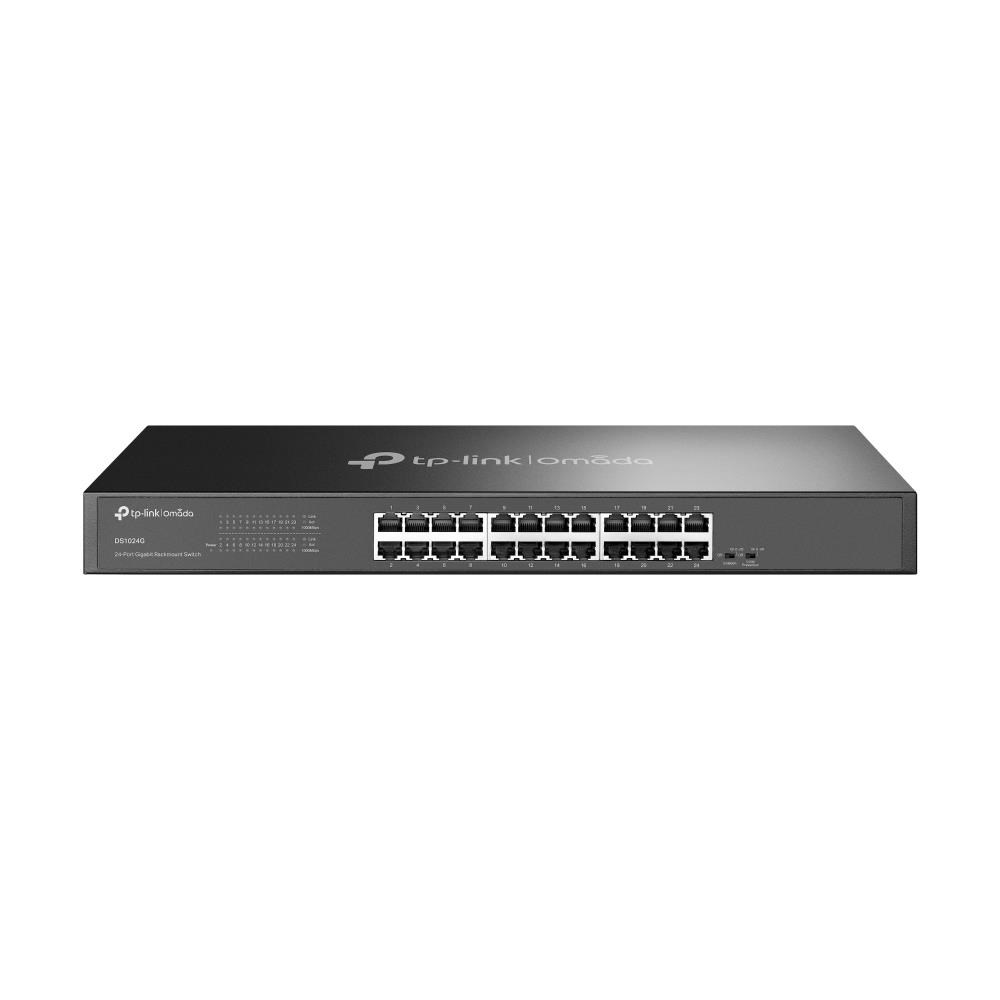 TP-LINKOmada Tp-Link DS1024G 24 Port 10-100-1000 Mbps Switch Çelik Kasa Rack Mount4895252507485