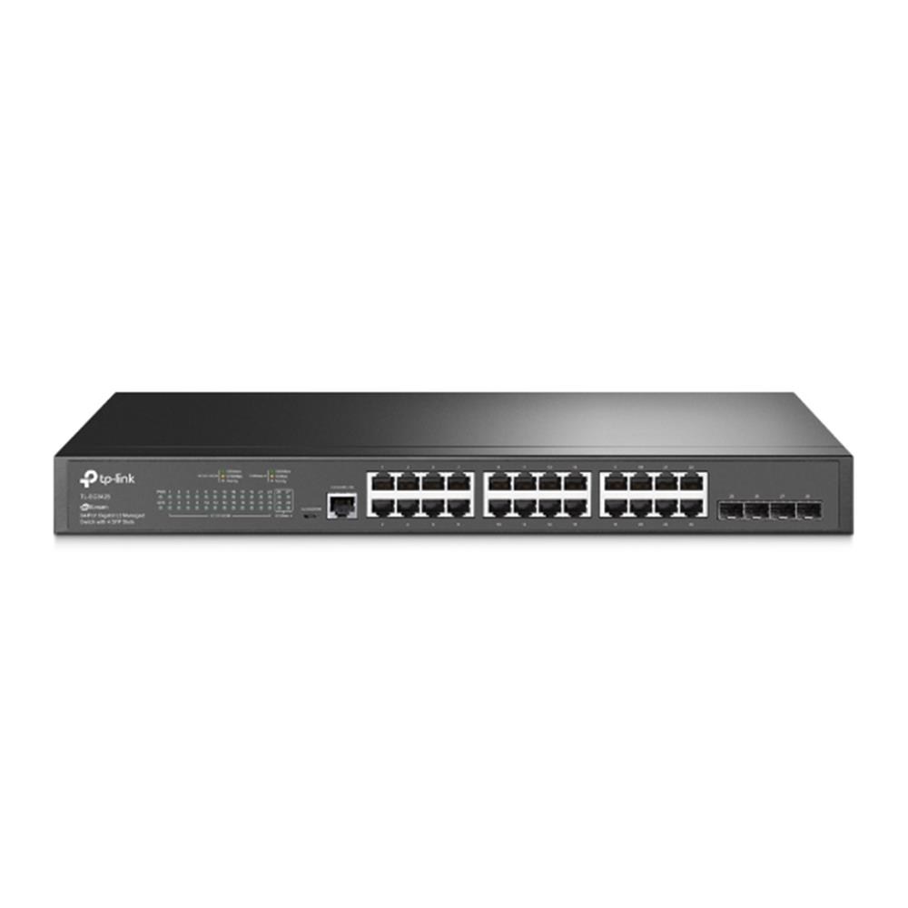 TP-LINKOmada Tp-Link TL-SG3428 24 Port 10-100-1000 Switch 4 Port SFP L2 Çelik Kasa Rack Mount1210002611886