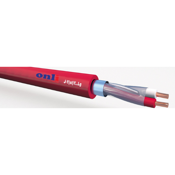 ONLİOnli ON-0208 2x2x0,80mm J-Y(st)Y...Lg CCA 100 metre Yangın Alarm Kablosu8683835190485