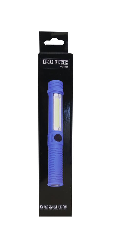 POLICEPolice PE-321 Yan Aydınlatma Işıklı ve Magnet, Şarjlı  El Feneri6926627011592