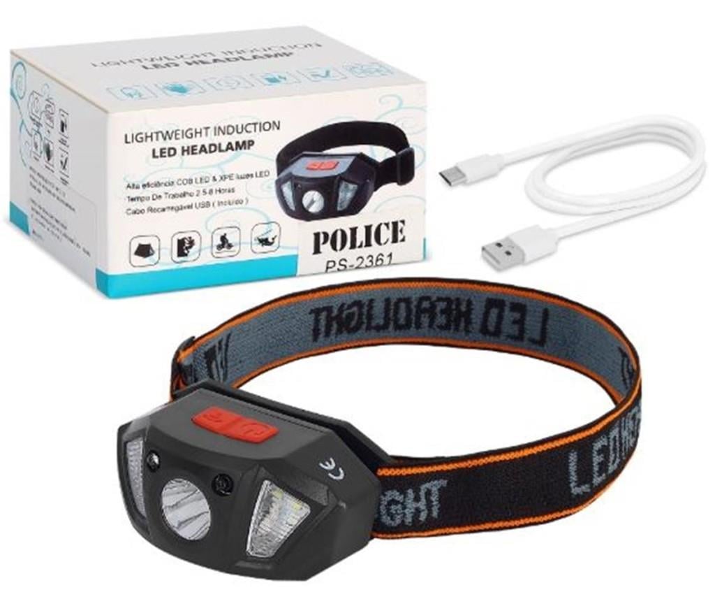 POLICEPolıce PS-2361 Sensörlü Kafa Feneri8806038023613