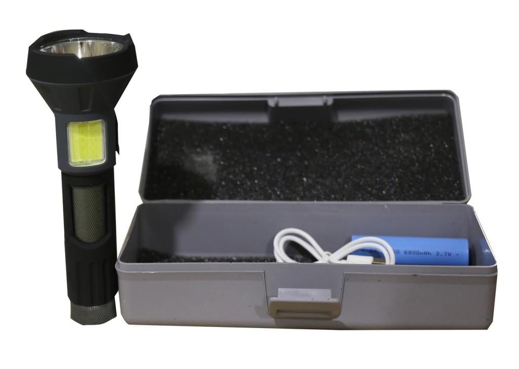 POLICEPolıce PS-356  Enerji Göstergeli, Yan Aydınlatma ve Powerbank Özellikli Şarjlı El Feneri8800630023569