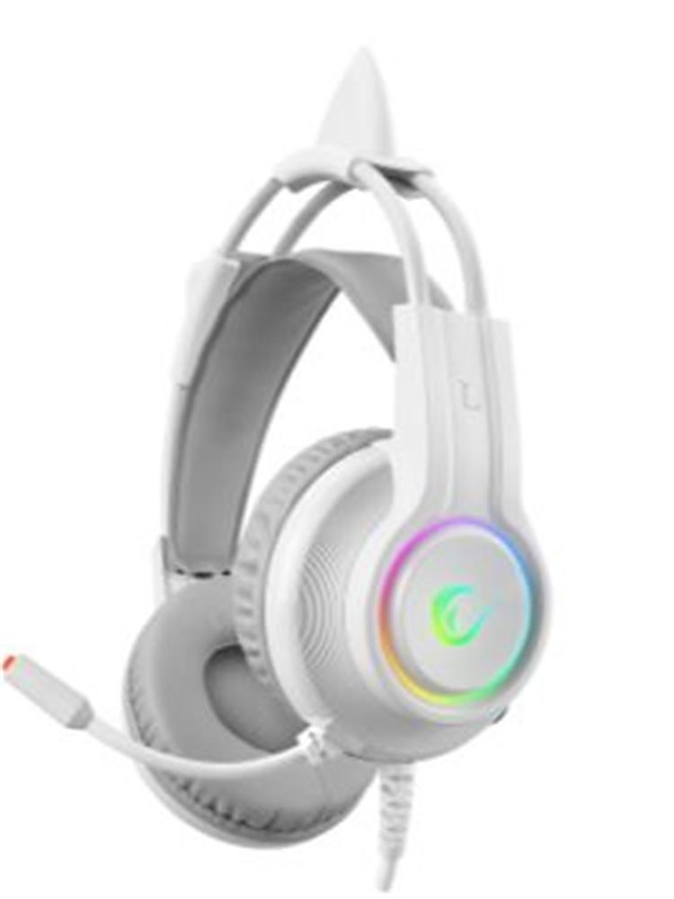RAMPAGERampage RM-K91 X-CATTY Beyaz USB 7.1 Version RGB Gaming Oyuncu Mikrofonlu Kulaklık8680096127526