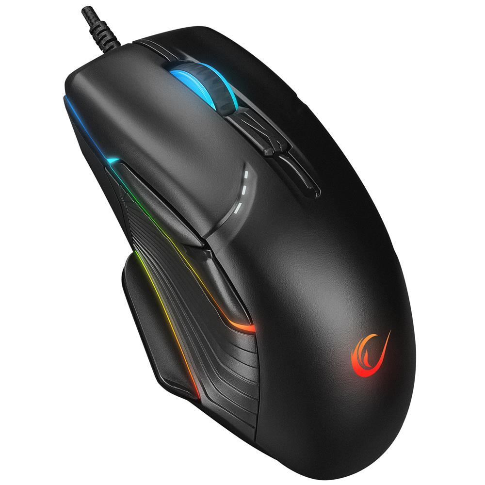 RAMPAGERampage SMX-R19 FIGHTER 12400dpi RGB Ledli Profesyonel Gaming Oyuncu Mouse8680096082610