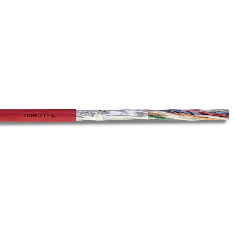 ReçberReçber 1*2*0,80mm + 0,80mm Jh(St)H Halojensiz Yangın Alarm Kablosu 110097 (100 metre)110097