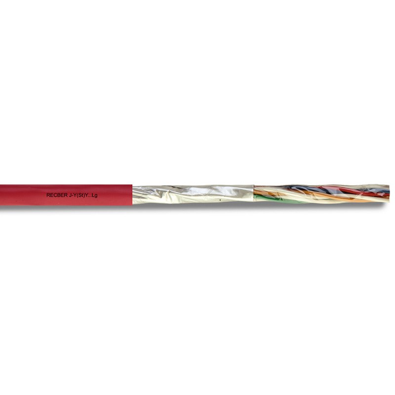 ReçberReçber 2*2*0,80mm + 0,40mm Jy(St)Y Yangın Alarm Kablosu 109070 (100 metre)109070