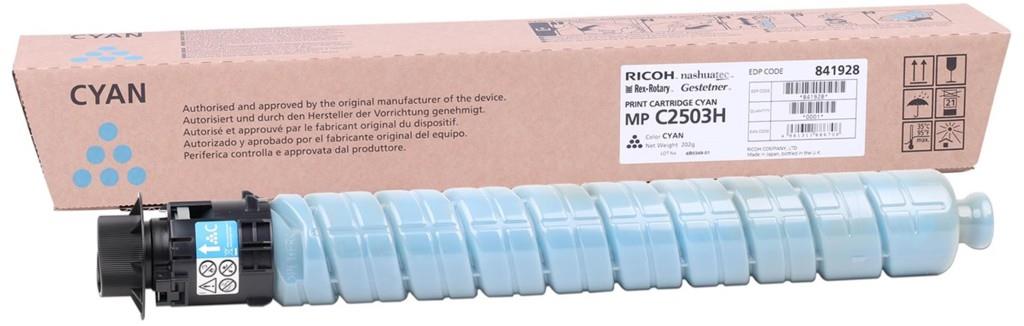 RICOHRicoh MP C2503CH Cyan Mavi Orjinal Fotokopi Toneri MP C2003-2004-2011-2504 9.500 Sayfa4961311886737