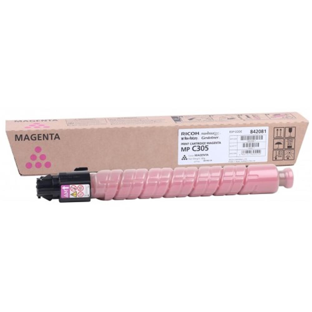 RICOHRicoh MP C305 Magenta Kırmızı Orjinal Fotokopi Toneri MP C305SP-305SPF 4.000 Sayfa4961311895524