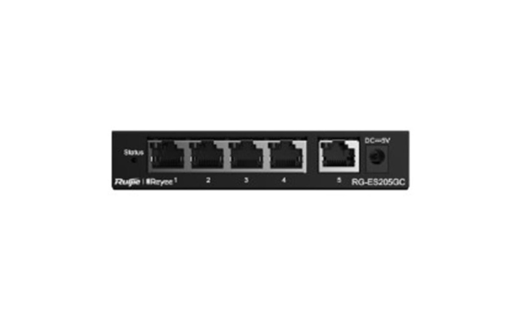 RUIJIERuijie-Reyee RG-ES205GC  4Port 10-100-1000 Mbps+1 Port 10-100-1000 Mbps Gb Yönetilebilir 54W6971693271852