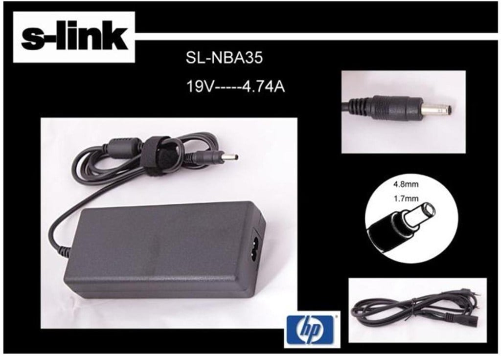 S-LinkS-link SL-NBA35 19v 4.74a 4.8-1.7 Bullet Notebook Adaptörü8697671444411
