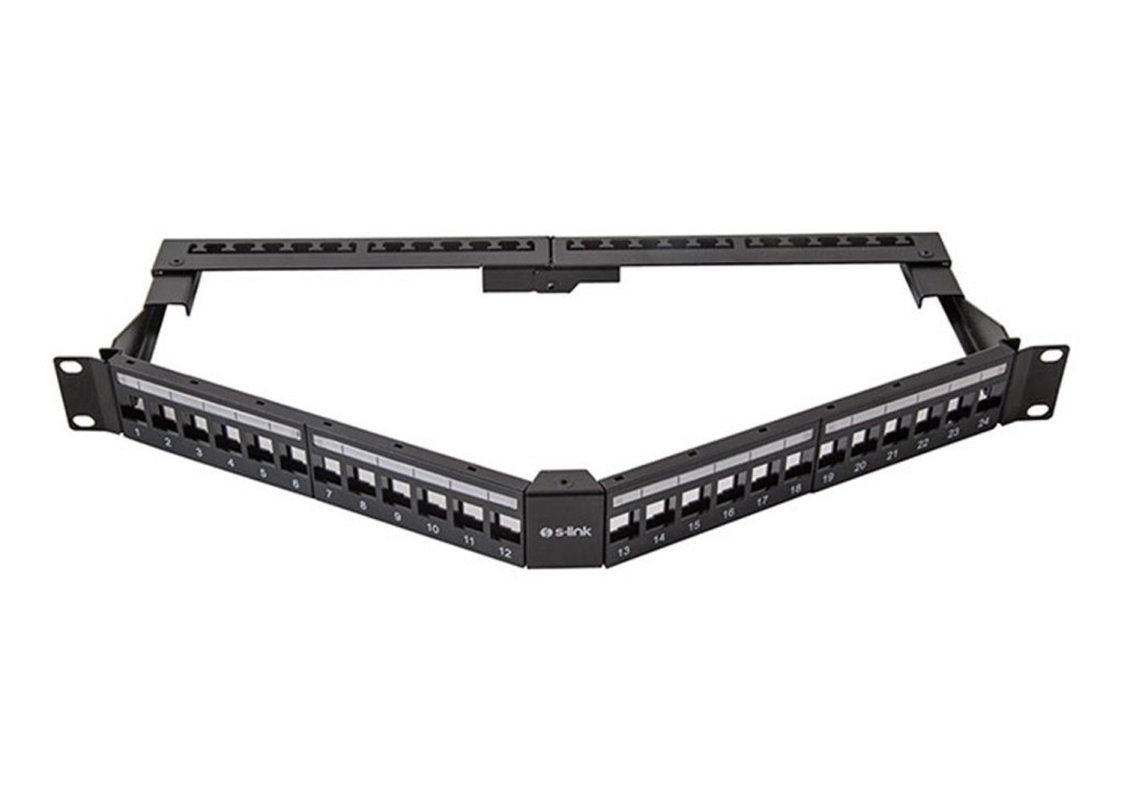 S-LinkS-link SL-P625 24 lü Kolay Kullanımlı, UTP BOŞ V Şeklinde Patch Panel8680096093104