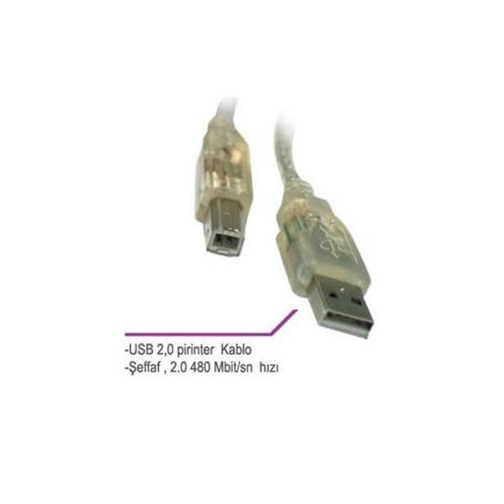 S-LİNKS-link sl-u2015 1.5mt 2.0 Usb Yazıcı Kablosu8697671418344