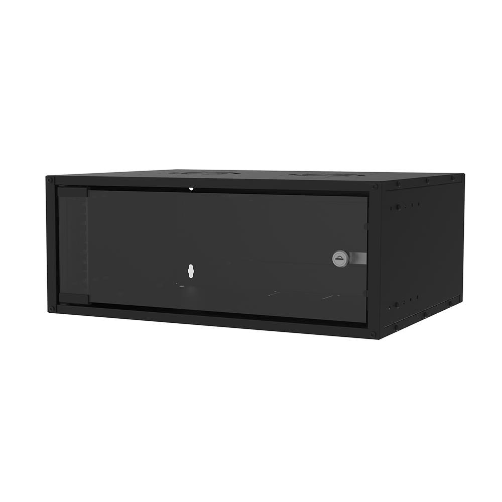 S-LinkS-link SL-U4 Yeni Nesil 4U Soho Rack Kabin W 530mm D 400mm Siyah8680096137662