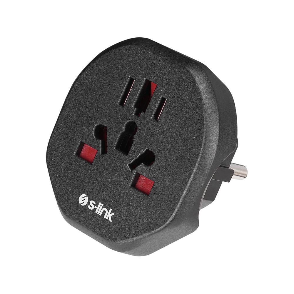 S-LİNKS-link SL-WL09 Universal - Türk Çevirici Çevirici Priz Adaptör8680096092695