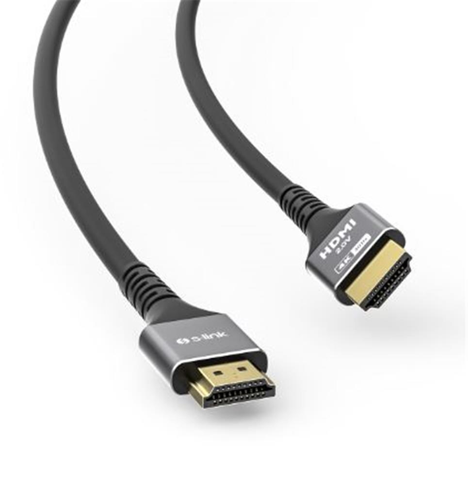 S-LinkS-link SW-SGG039 HDMI TO HDMI 15m 19+1 Metal v2.0 4K (4096-2160) 30Hz Hdmi Kablo8680096127670