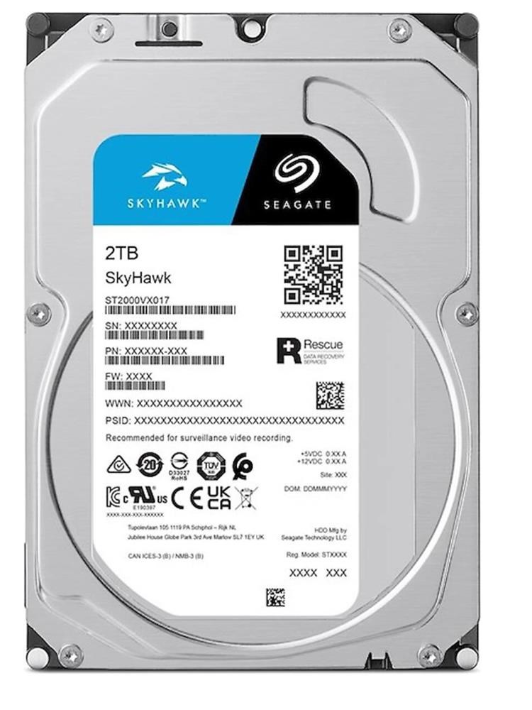 SEAGATESeagate 2TB ST2000VX017 5900Rpm 256MB Harddisk 7-24 Güvenlik Diski (Koyuncu Distribitör Ürünü)8680014080360