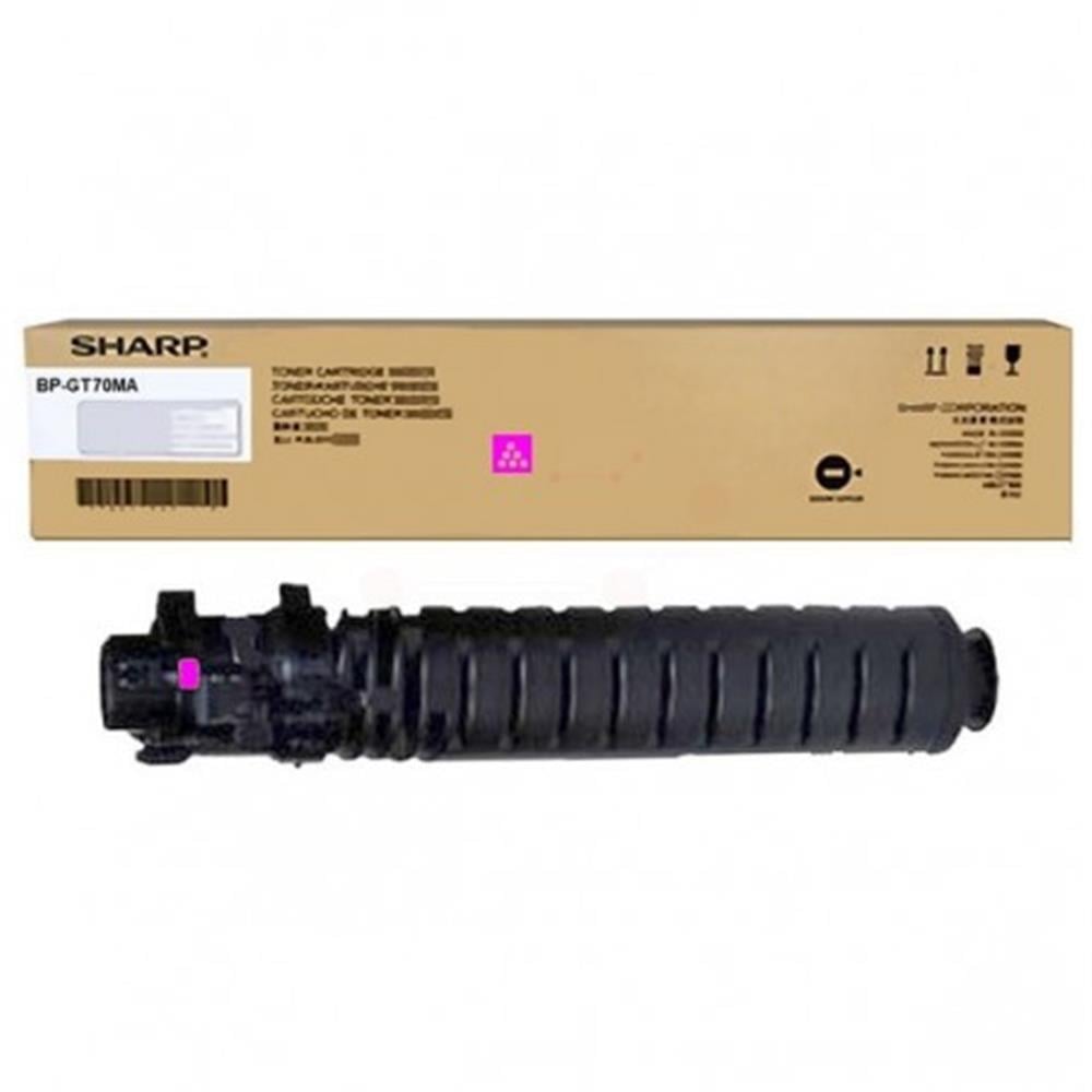 SHARPSHARP BP-GT70MA Magenta Kırmızı Orjinal Fotokopi Toneri BP-50c26-50c31-50c36-50c45 24.000 Sayfa4974019195117