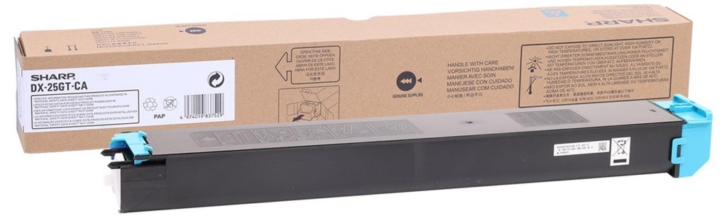 SHARPSharp DX-25GTCA Cyan Mavi Orjinal Fotokopi Toneri DX-2500 7.000 Sayfa4974019837529