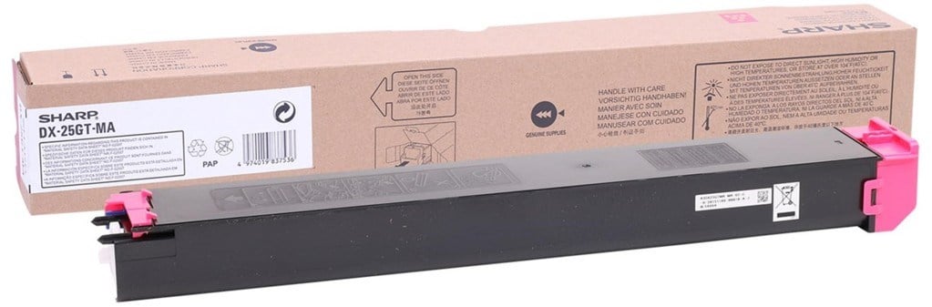 SHARPSharp DX-25GTMA Magenta Kırmızı Orjinal Fotokopi Toneri DX-2500 7.000 Sayfa4974019837536