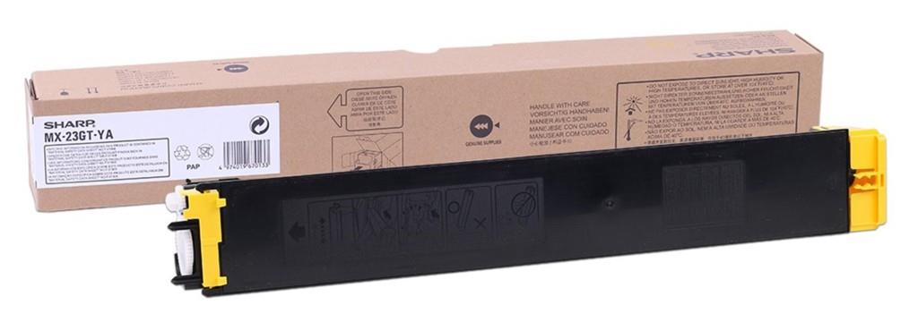 SHARPSharp MX-23GTYA Yellow Sarı Orjinal Fotokopi Toneri MX-2010-2310-2314-3010-3111 10.000 Sayfa4974019670133