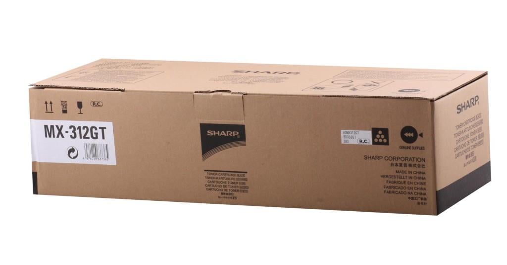SHARPSharp MX-312GT Orjinal Fotokopi Toneri MX-M260-M264-M314-M354 MX310 25.000 Sayfa4974019637365
