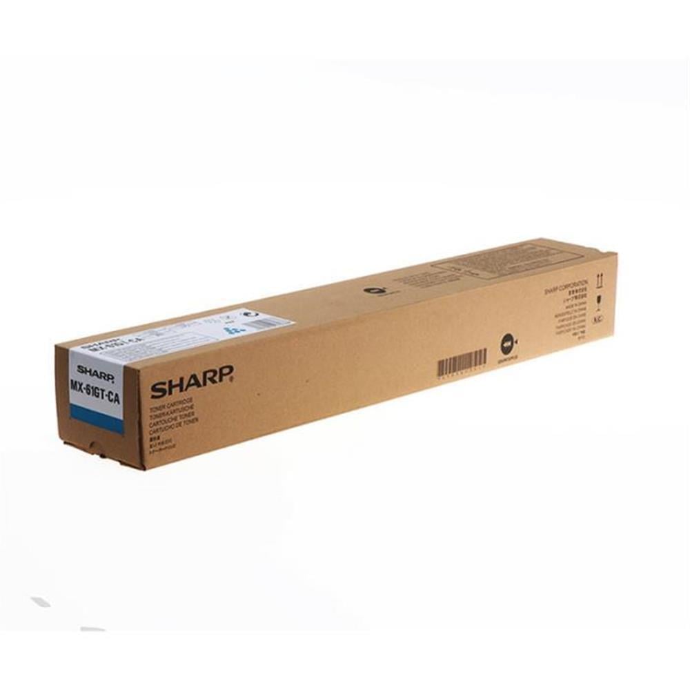 SHARPSHARP MX-61GTCA Cyan Mavi Orjinal Fotokopi Toneri MX-2630-2651-3050-3550-3070-3570-5070 24.000 Sayfa4974019969688