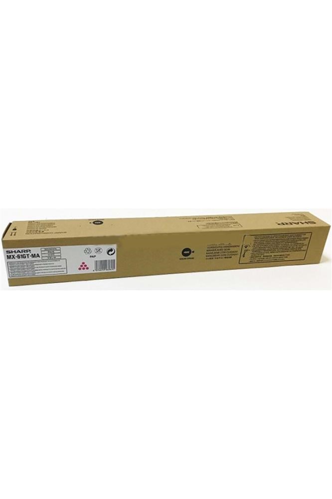 SHARPSHARP MX-61GTMA Magenta Kırmızı Orjinal Fotokopi Toneri MX-2630-2651-3050-3550-3070 24.000 Sayfa4974019969695
