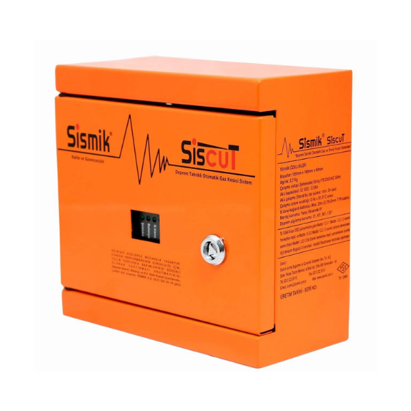 SismikSismik Siscut-2 Dört Çıkışlı Deprem Uyarı ve Alarm Cihazı Sismik/Deprem SensörüSiscuT-2